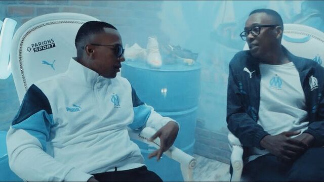 Image du clip Les Frères J, Coeur bleu et blanc, OM Sessions